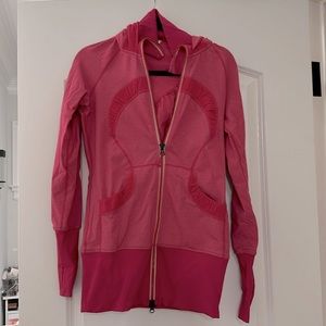 Lightweight Lululemon jacket with hoodie